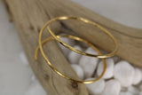 1970s Gold Spiral Bracelet & Upper Arm Cuff 1970s Gold Spiral Bracelet & Upper Arm Cuff