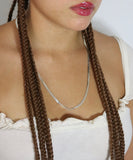 1970s Sleek Rhodium Collar 1970s Sleek Rhodium Collar