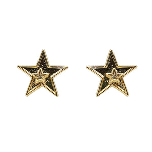  Our 1970s Shining Star Studs are in a like-new condition! These cute studs capture the essence of the era with their adorable star design. Embrace a touch of retro chic and add a subtle vintage flair to your look with these timeless treasures.