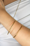 1970s Gold Spiral Bracelet & Upper Arm Cuff