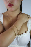 1970s Gold Spiral Bracelet & Upper Arm Cuff