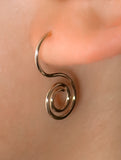 1970s Dangle Swirl Earrings