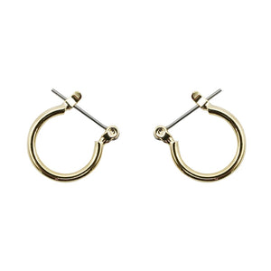 chanel hoop earrings gold 14k