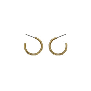 Small Wavy Hoops