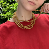 1980s Diamond in the Rough Necklace