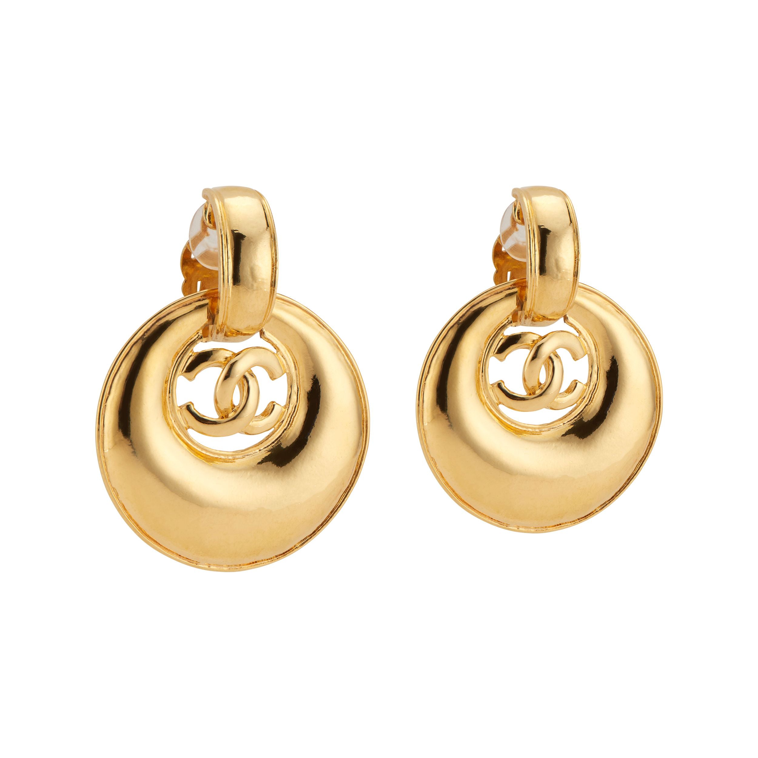 Chanel door knocker earrings Clearance