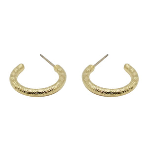 My Tribe Micro Gold Hoops