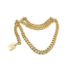 1990s Chanel Swag Gold Chain Belt