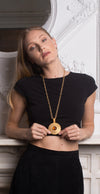 Vintage 1960s Saturn Gold Pendant